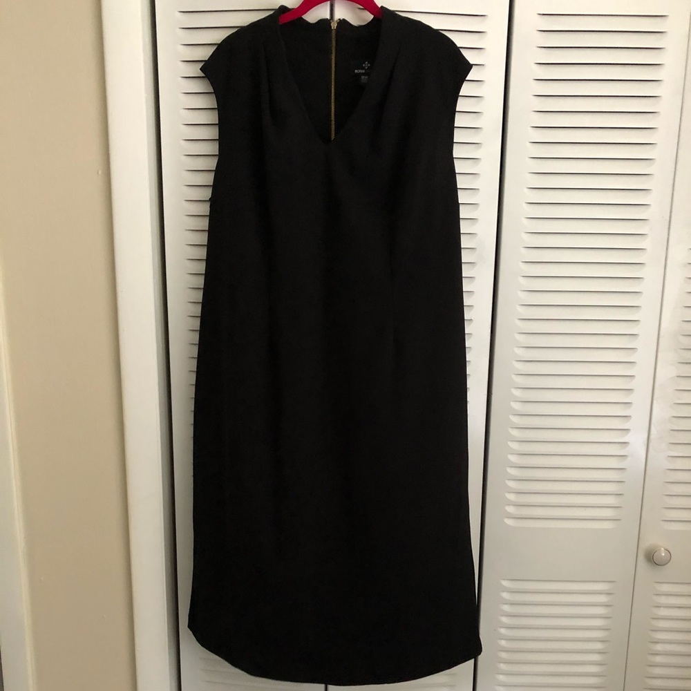 Black Mid length Business Dress